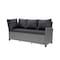 Deko Living Outdoor Wicker Patio Sectional Sofa & Ottoman Set with Table COP30006 - alternate 6